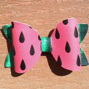 Watermelon hair bow
